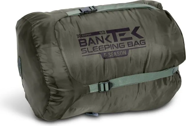 Sonik Bank-Tek Sleeping Bag 215x93cm 5-Season Polyester