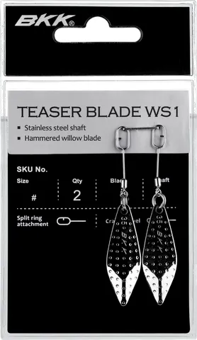BKK Teaser Blade WS1 Spinnerbait Rigs & Blades #S