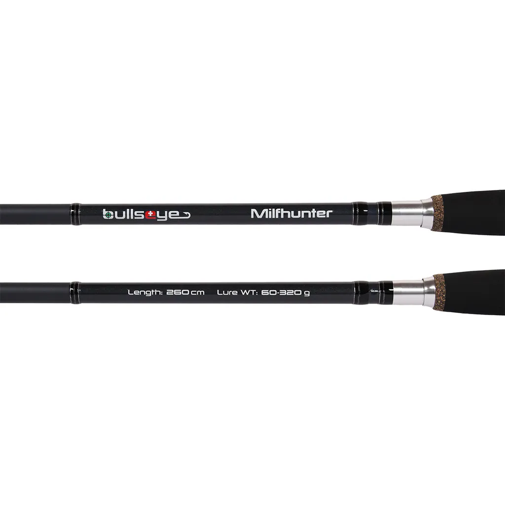 Bullseye Milfhunter 260 Baitcastrute 2.6m 60–320g 2pc
