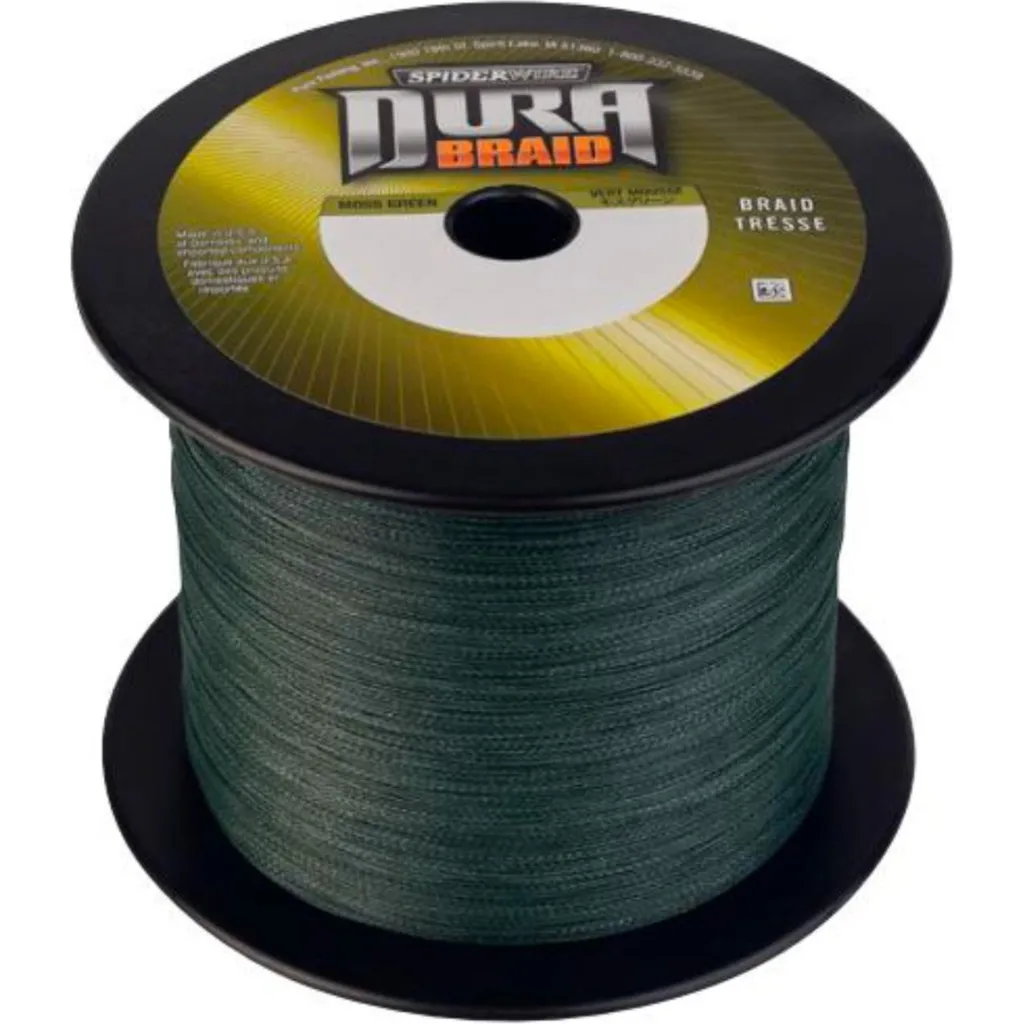 SpiderWire DuraBraid Moss Green Geflochtene Angelschnur 0.43mm 45kg 2750m