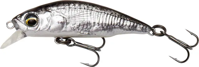 Savage Gear 3D Sticklebait Twitch 6.5cm 0.5–1.5m 9.4g Black Silver