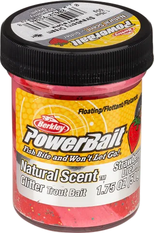 Berkley PowerBait Forellenteig 50g Erdbeere