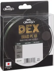 Berkley DEX x8 0.12mm 150m 9.0kg Chartreuse