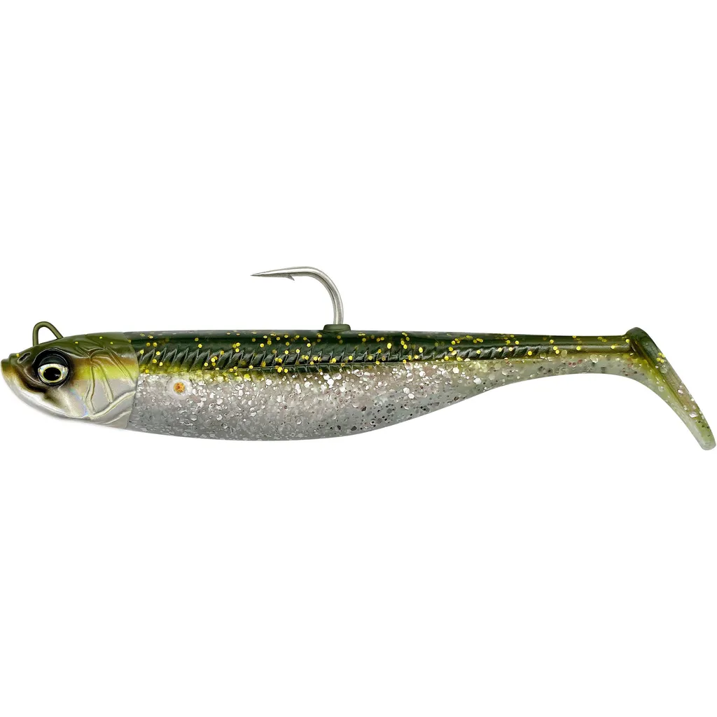 Savage Gear Minnow Gummifische 10cm 20g Green Silver UV