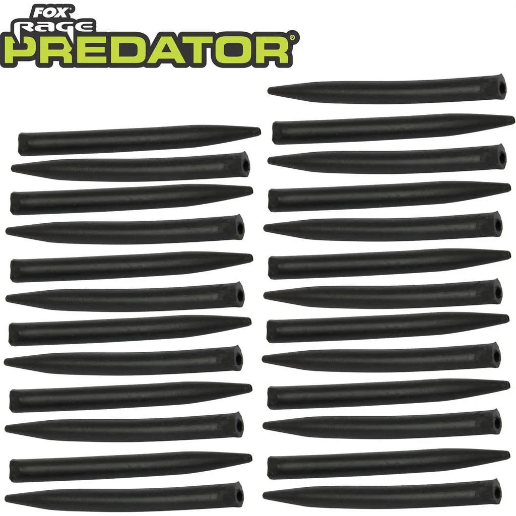 Fox Rage Predator Trace Crimp Covers Black