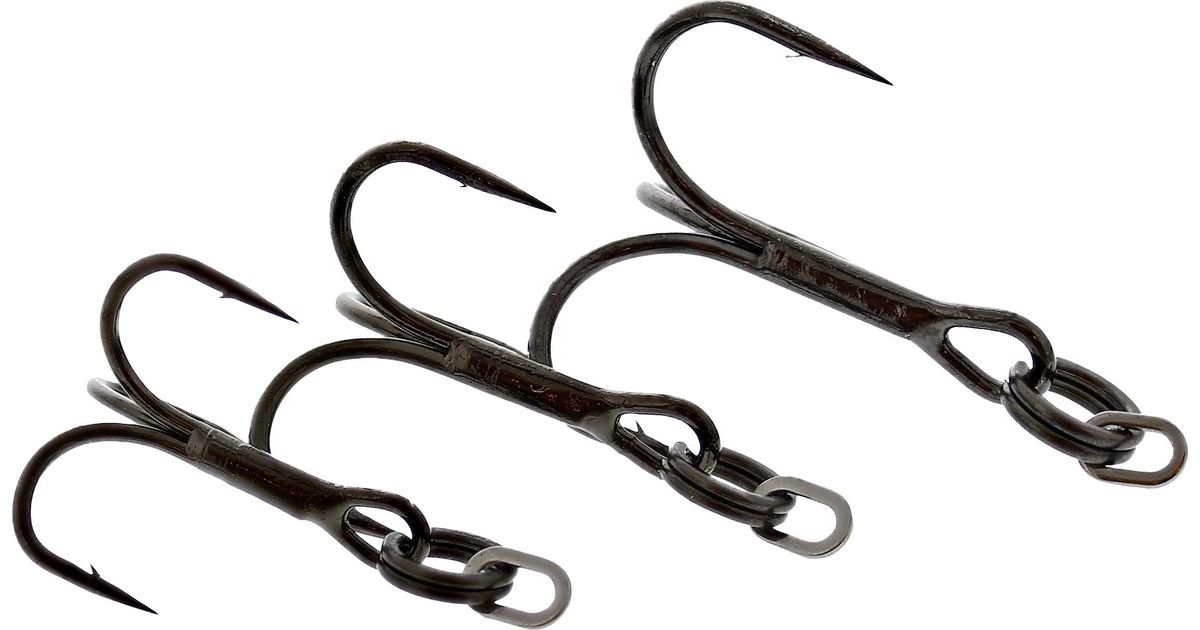 Westin Rigged Seatrout Treble #4 Black 5pc