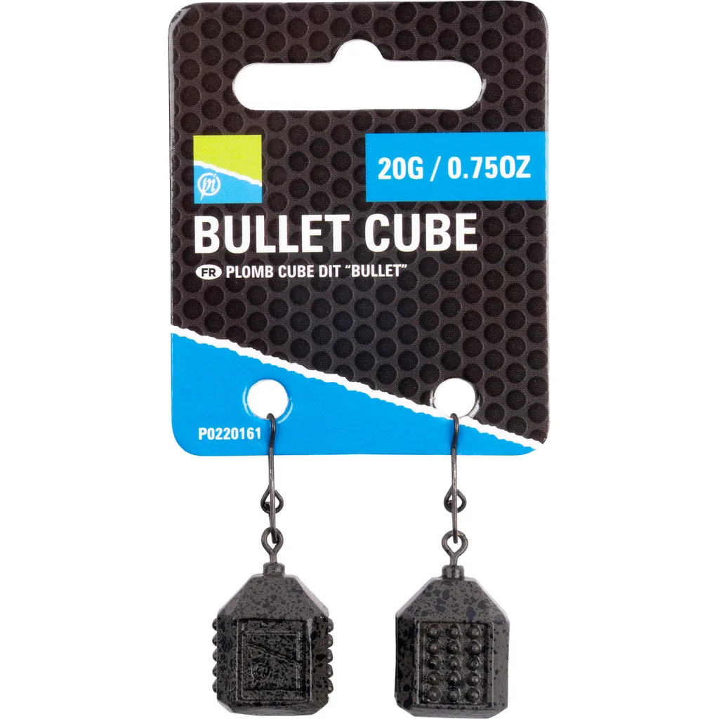 Preston Bullet Cube Angelgewichte 20g