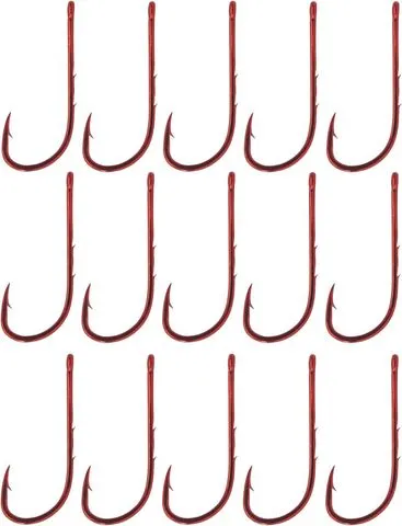 Gamakatsu LS-5213 Haken Rot 2 Widerhaken am Hakenschenkel