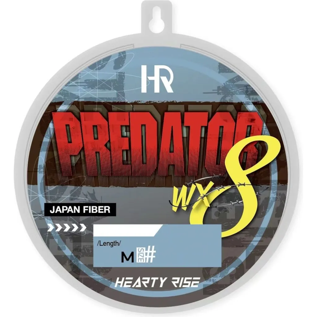 Hearty Rise Predator WX8 Line PE Light Green Geflochtene Schnur 0.22mm 18.2kg 300m