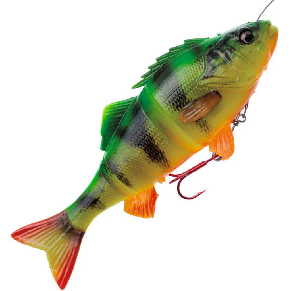 Savage Gear 4D Line Thru Perch Gummifisch 17cm 63g Firetiger