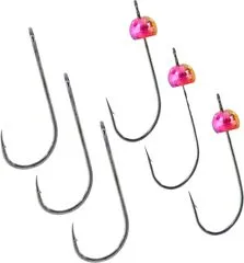 Balzer Larva Haken Sortiment Jigköpfe 6pcs Tungsten