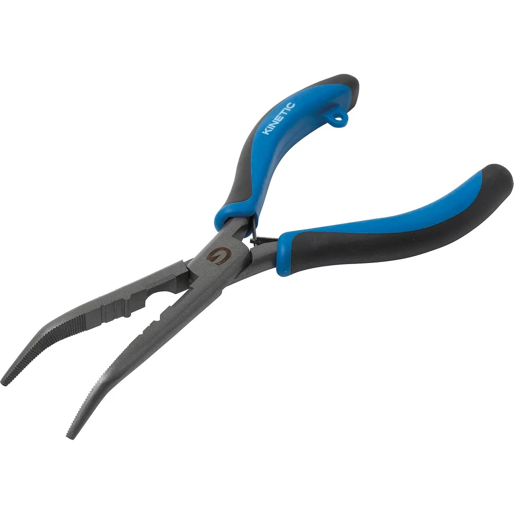 Kinetic CS Zange 22cm Gebogen Blau/Schwarz