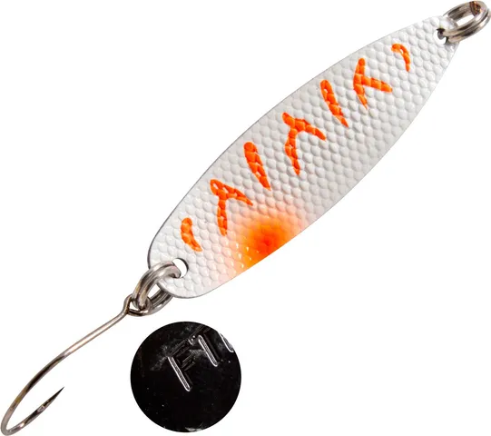 FTM Spoon Hammer 3.8cm 3.2g Weiß-Orange/Schwarz-Weiß