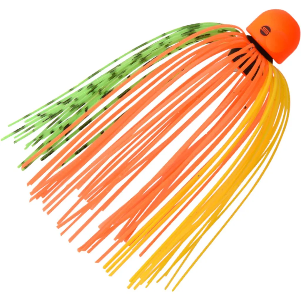 Spro Freestyle Skirted Bullet Skirted Jigs 10g Firetiger
