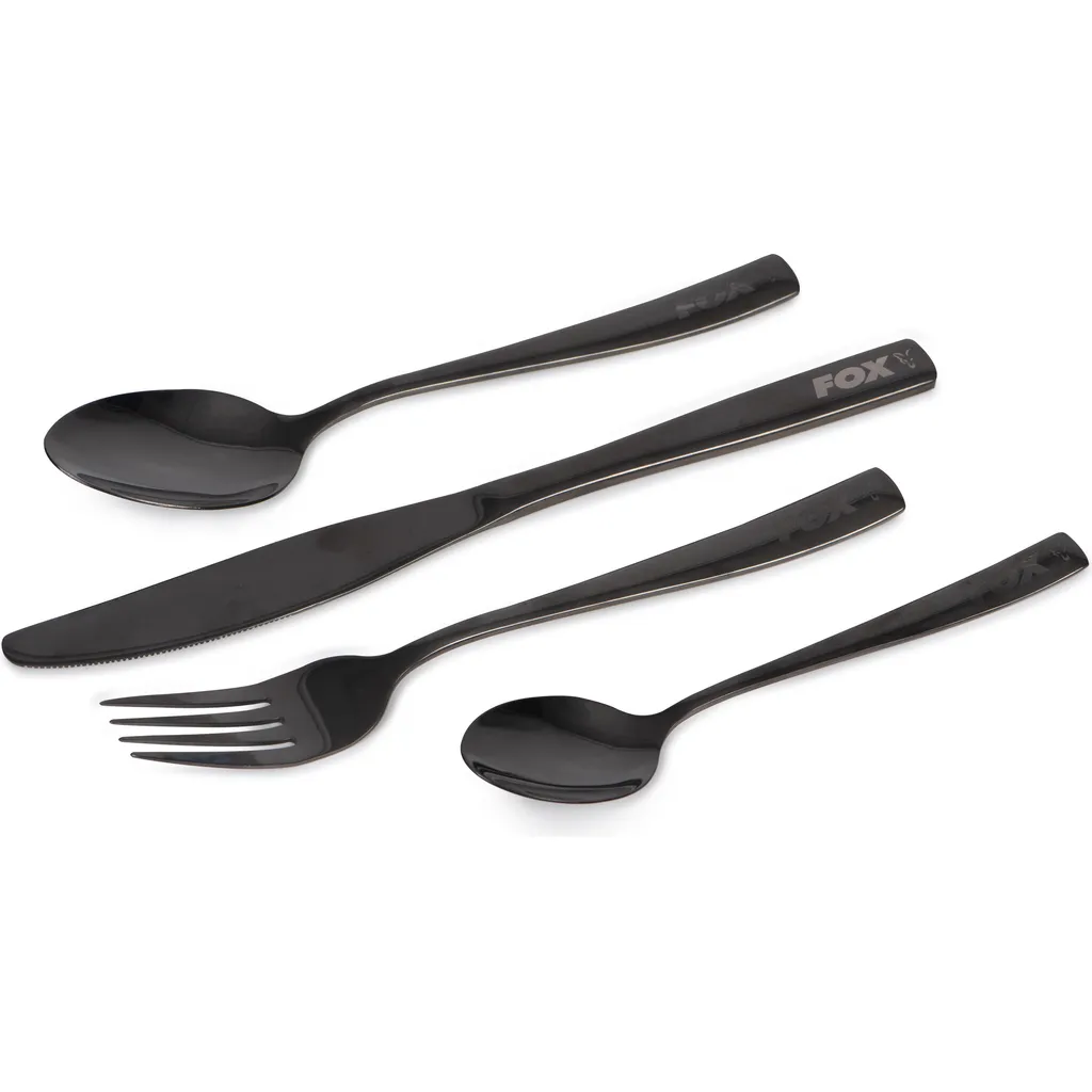 Fox Cookware Black Stainless Cutlery Set CCW041