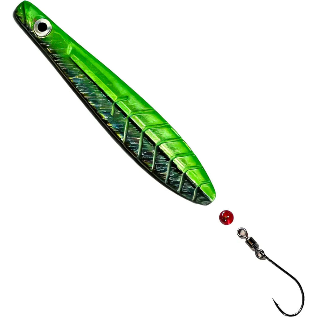 Troutwerk ParaLAXX Meerforellenblinker 10g Grün Silber Holo