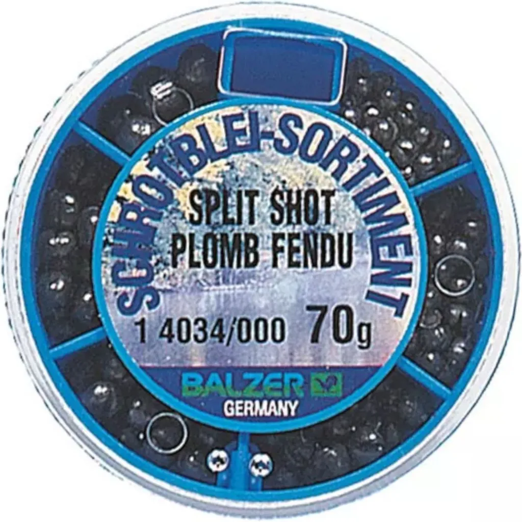 Balzer Bleischrot Klemmbleie 120g 0,06-0,8g