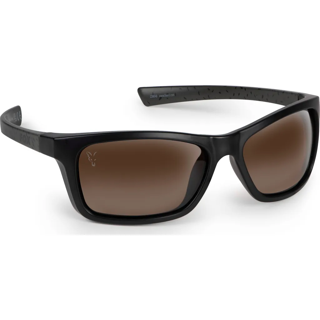 Fox Collection Wraps Polarisationsbrille Green Black Brown Lense