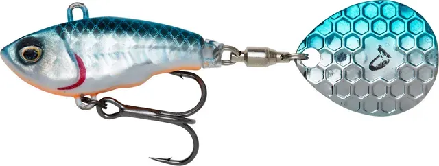 Savage Gear Fat Tail Spin 6.5cm 16g Blue Silver