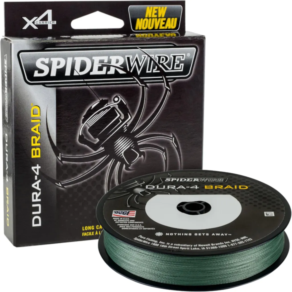 Spiderwire Dura 4 Geflochtene Schnur 0.20mm 17kg Moss Green