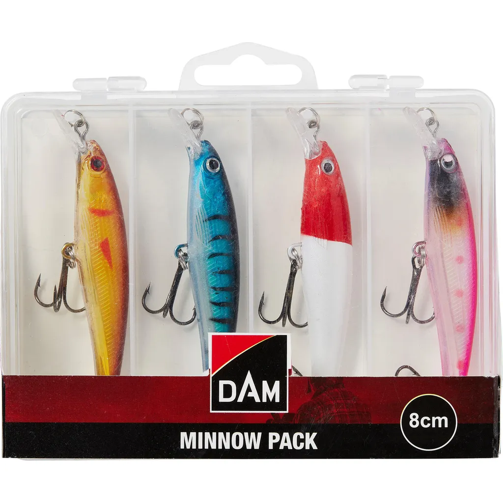DAM Minnow Pack Inc. Box Wobbler 8cm 8g Assorted