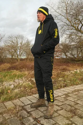 Black Cat Joggers Pants XXL Black