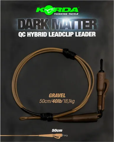 Korda Dark Matter Leader 50cm 40lb Gravel