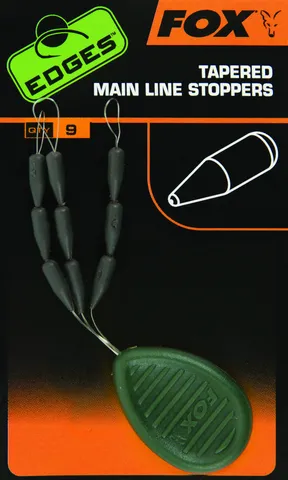 Fox Edges Tapered Mainline Sinkers 9pcs Tungsten