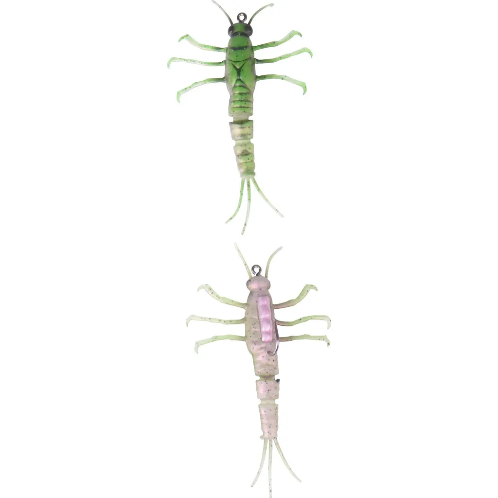 Savage Gear 3D TPE Mayfly Nymph Softbaits 5cm 2.5g Green