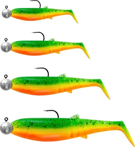 Savage Gear Cannibal Shad Mix 9g 10cm 4pc Clear Water Mix
