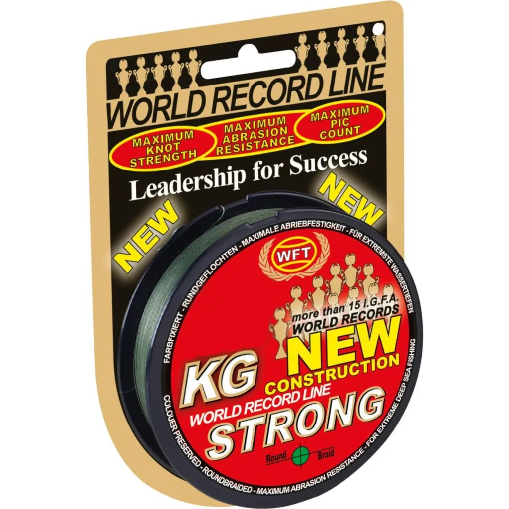 WFT Strong Green Geflochtene Schnur 0.52mm 86kg 250m