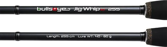 Bullseye Jig Whip 2.0 Spinnrute 255 40–80g