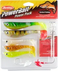 Berkley PowerBait Pro Pack Vertical Fishing 5pc Pulse Shad Vertical