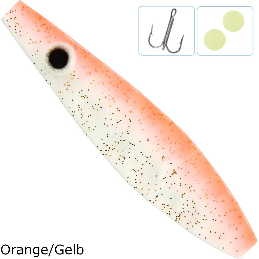 Balzer Colonel Z Seatrout Inliner Blinker 9cm 26g Orange Gelb