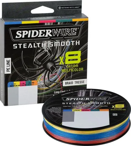 Spiderwire Stealth Smooth 8 Geflochtene Schnur 0.19mm 18kg 300m Multi Color