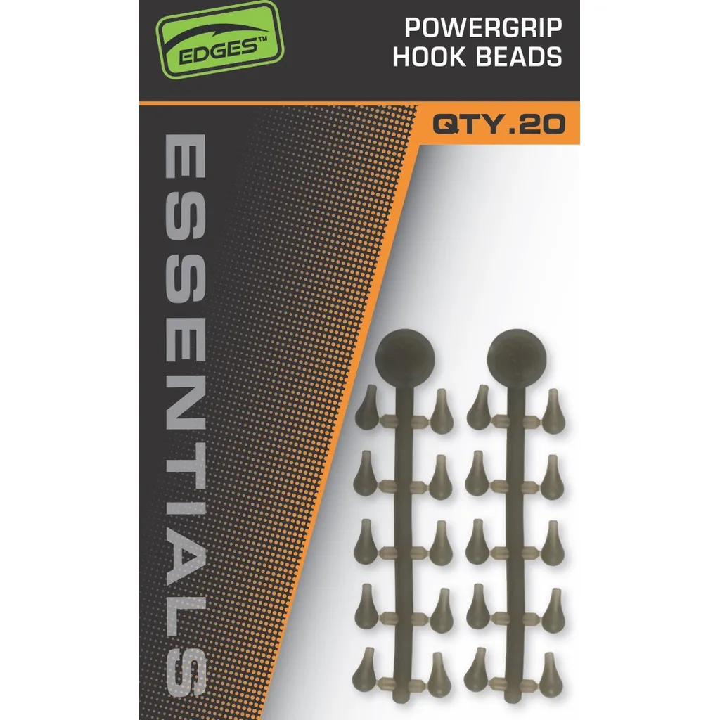 Fox Edges Naturals PowerGrip Hook Beads Dark Green