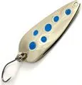Troutwerk Spoon 4cm 5g Silver/Blue Dots Single Hook