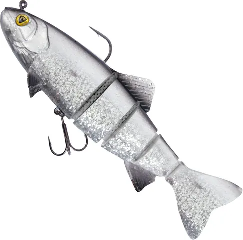Fox Rage Replicant Trout Jointed Swimbait 18cm 110g UV Silver Bleak