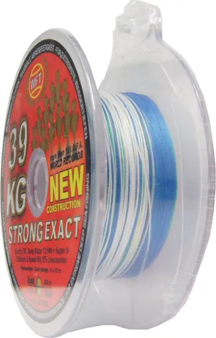 WFT KG Strong Exact Braided Line 0.25mm 39kg Multicolor