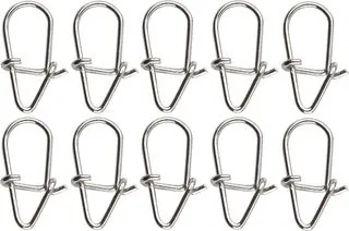 Spro Freestyle Reload Stainless Fluorocarbon Snap 3mm 7.5kg 10pcs