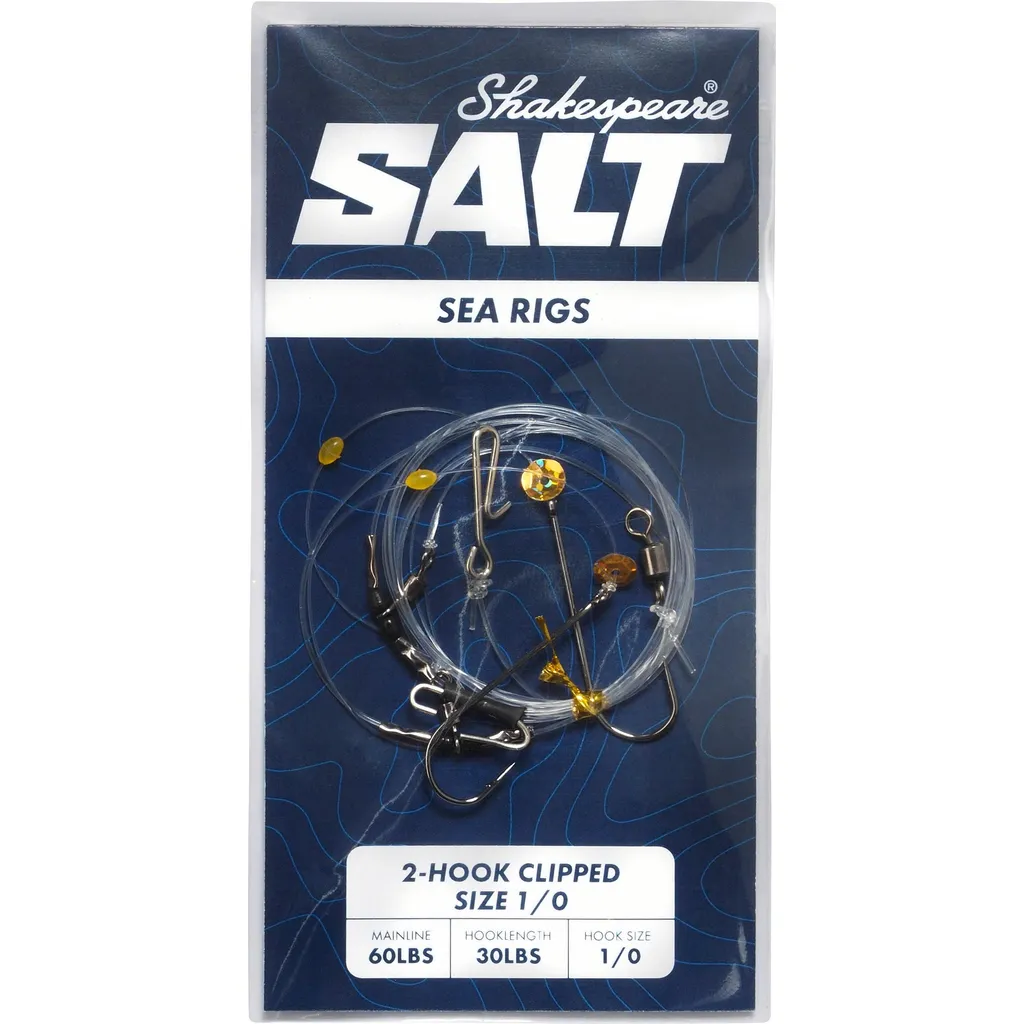 Shakespeare SALT 2-Hook Clipped Fertigmontage #2 Clipped