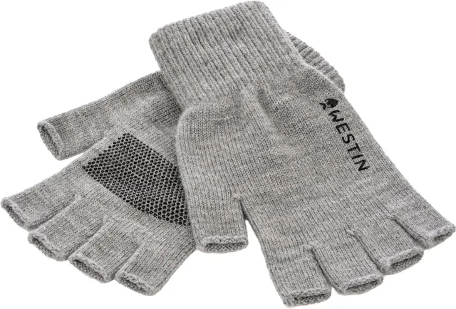 Westin Merino Wool Hlf Gloves L Light Grey Melange
