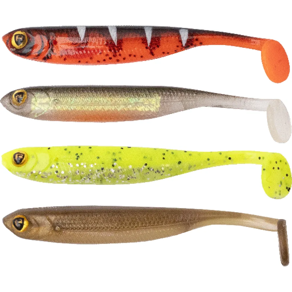 Fox Rage Micro Tiddler Fast Gummifische 5cm Mixed 8pc