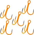 Balzer Drilling Treble Hook 10 5pcs Orange UV-aktiv