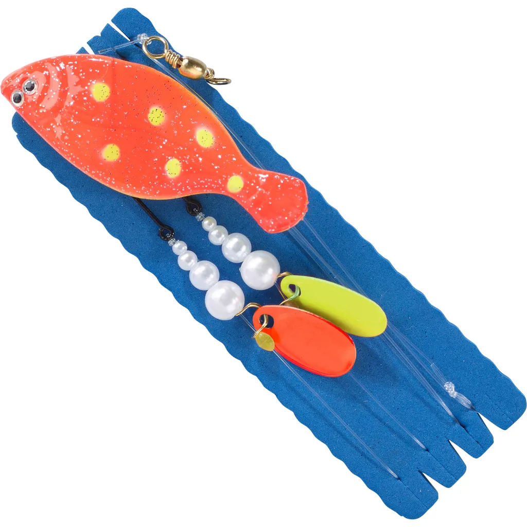 Balzer Inliner Plattfisch-Blinker 100g UV-Orange-Gelb