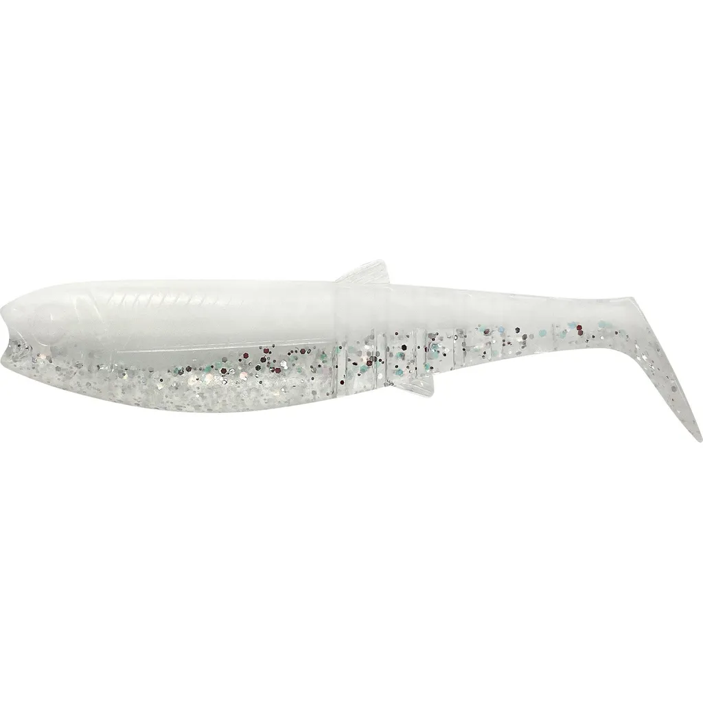 Savage Gear Cannibal Shad Köder 6.8cm 3g White Flash
