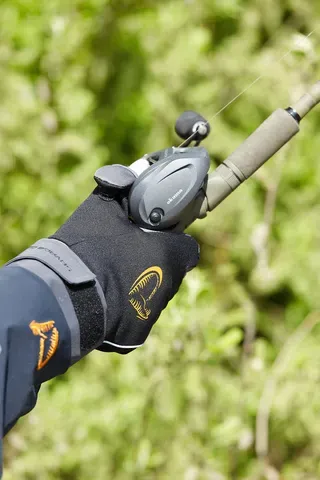 Savage Gear Softshell Winter Gloves L Partial 45% polyester / 45% nylon / 10% elastane Fishing