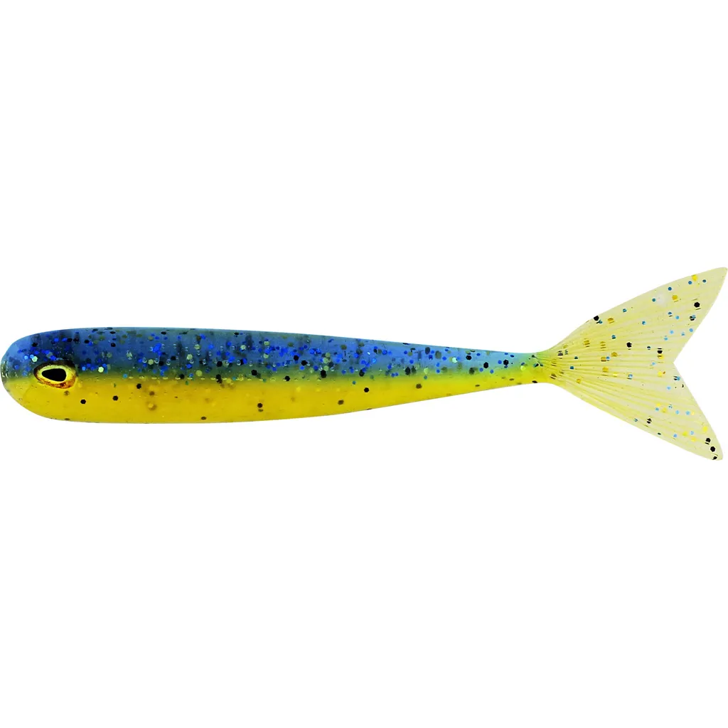Westin MegaTeez V-Tail Gummifisch 9cm 4g Blue N Yellow