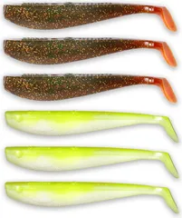 Quantum Q-Paddler Power Packs Gummiköder 8cm magic motoroil + citrus shad