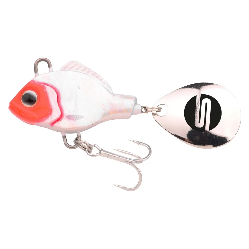 Spro ASP Jiggin Spinner 28g White Bleeder UV
